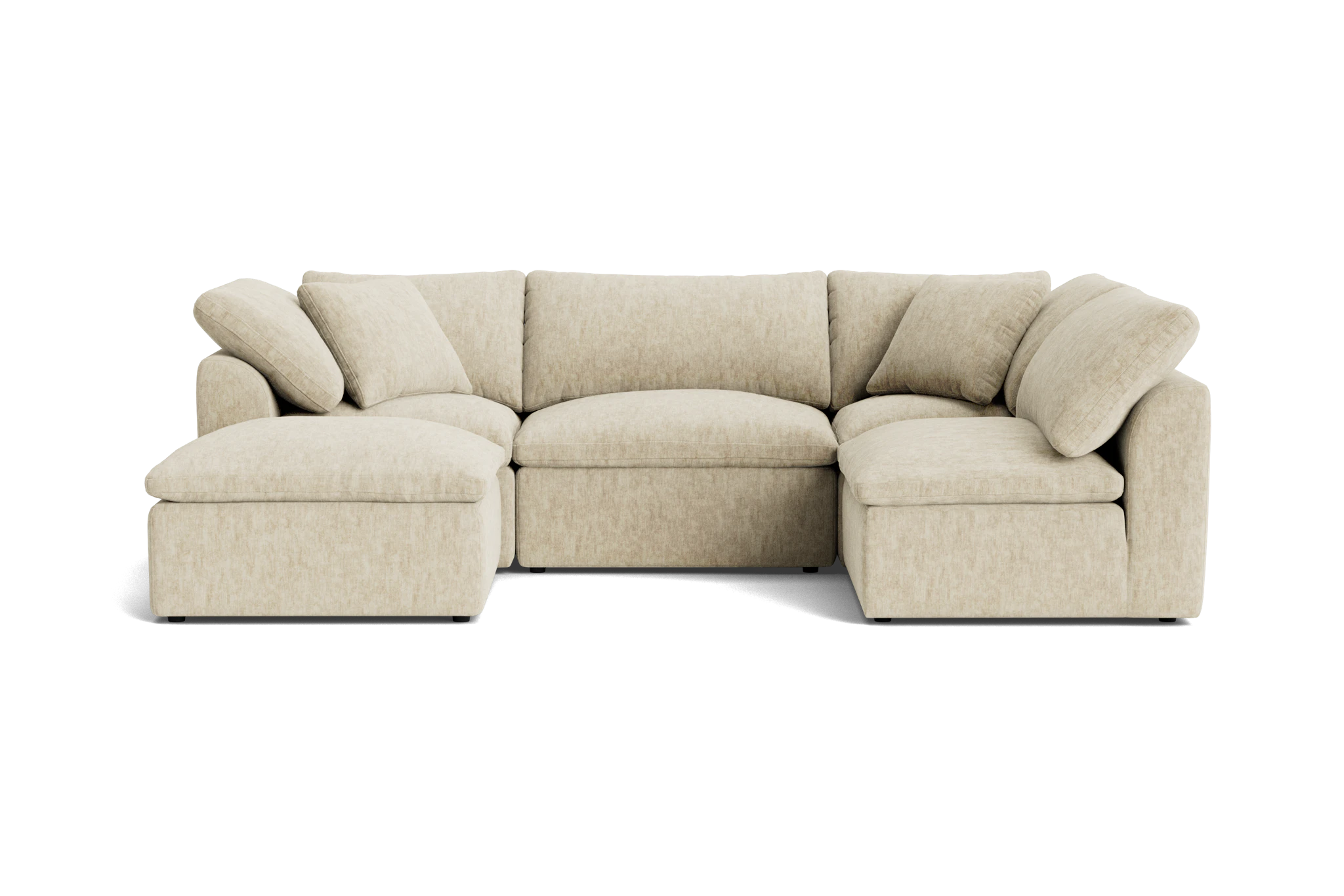 bryant petite modular sofa bumper sectional crave irish cream