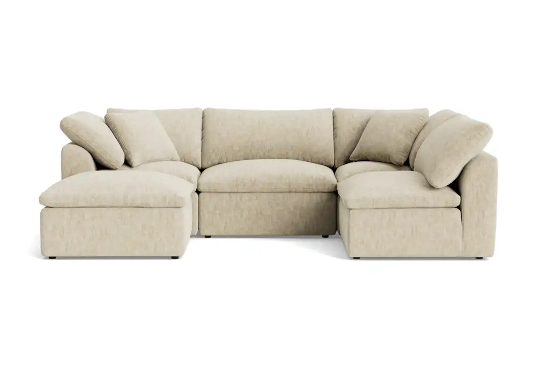 bryant petite modular sofa bumper sectional crave irish cream