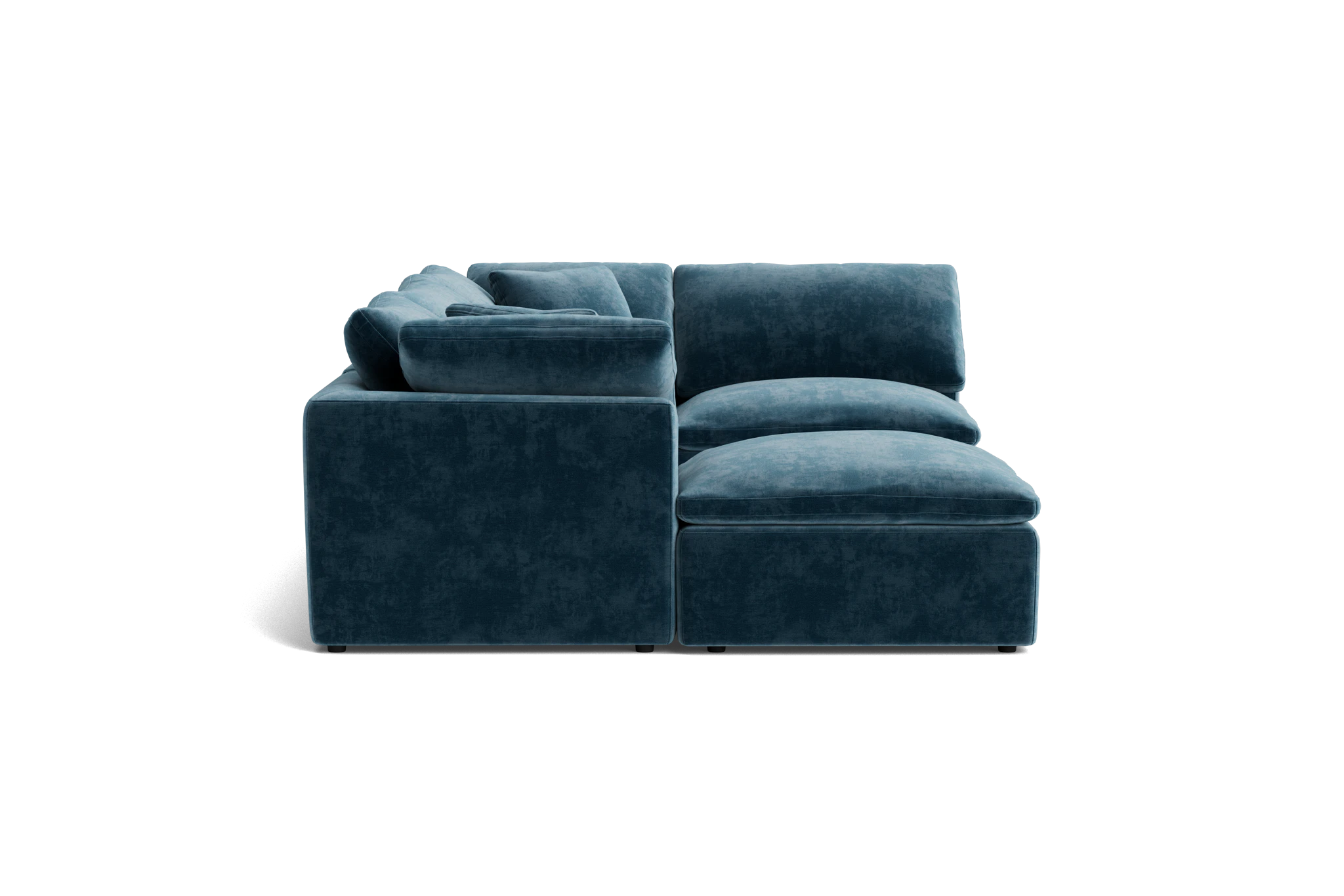 bryant petite modular sofa bumper sectional harper biscay bay