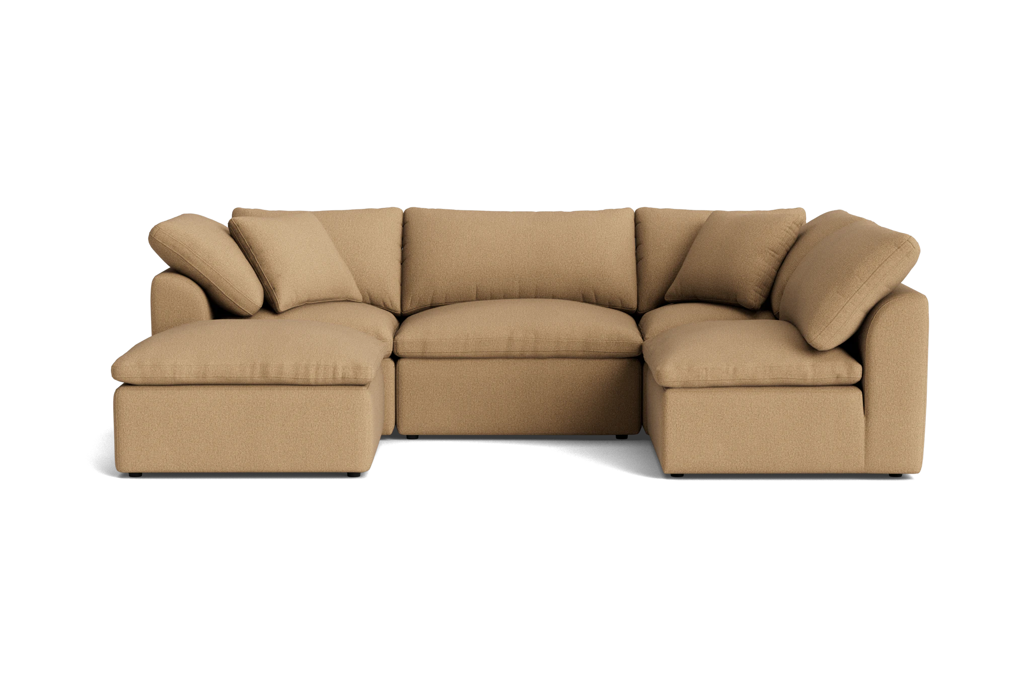 bryant petite modular sofa bumper sectional faithful sand