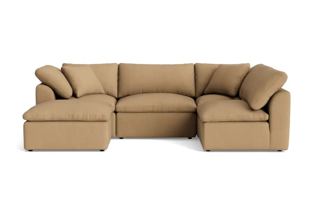 bryant petite modular sofa bumper sectional faithful sand