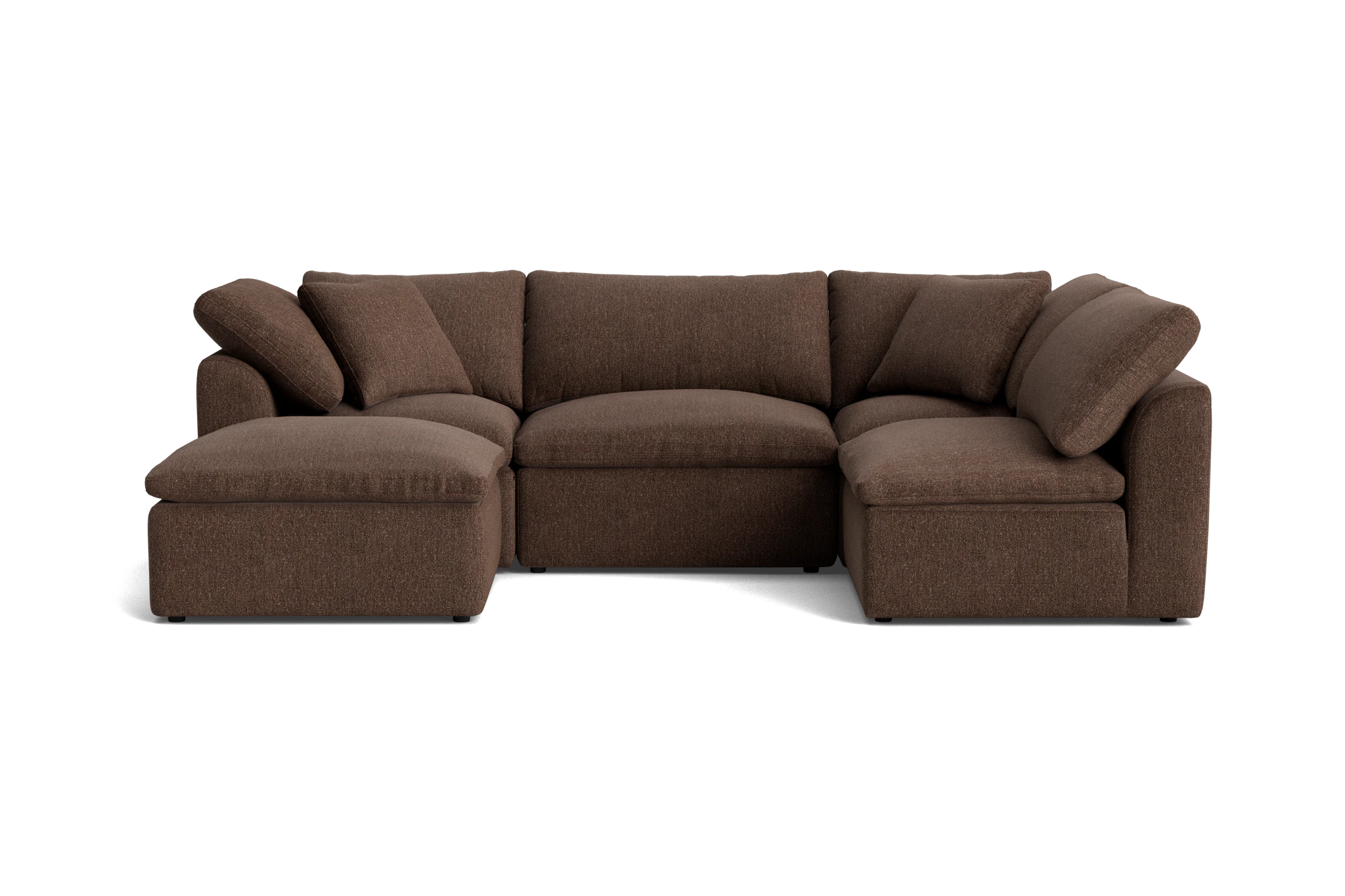 bryant petite modular sofa bumper sectional resource truffle