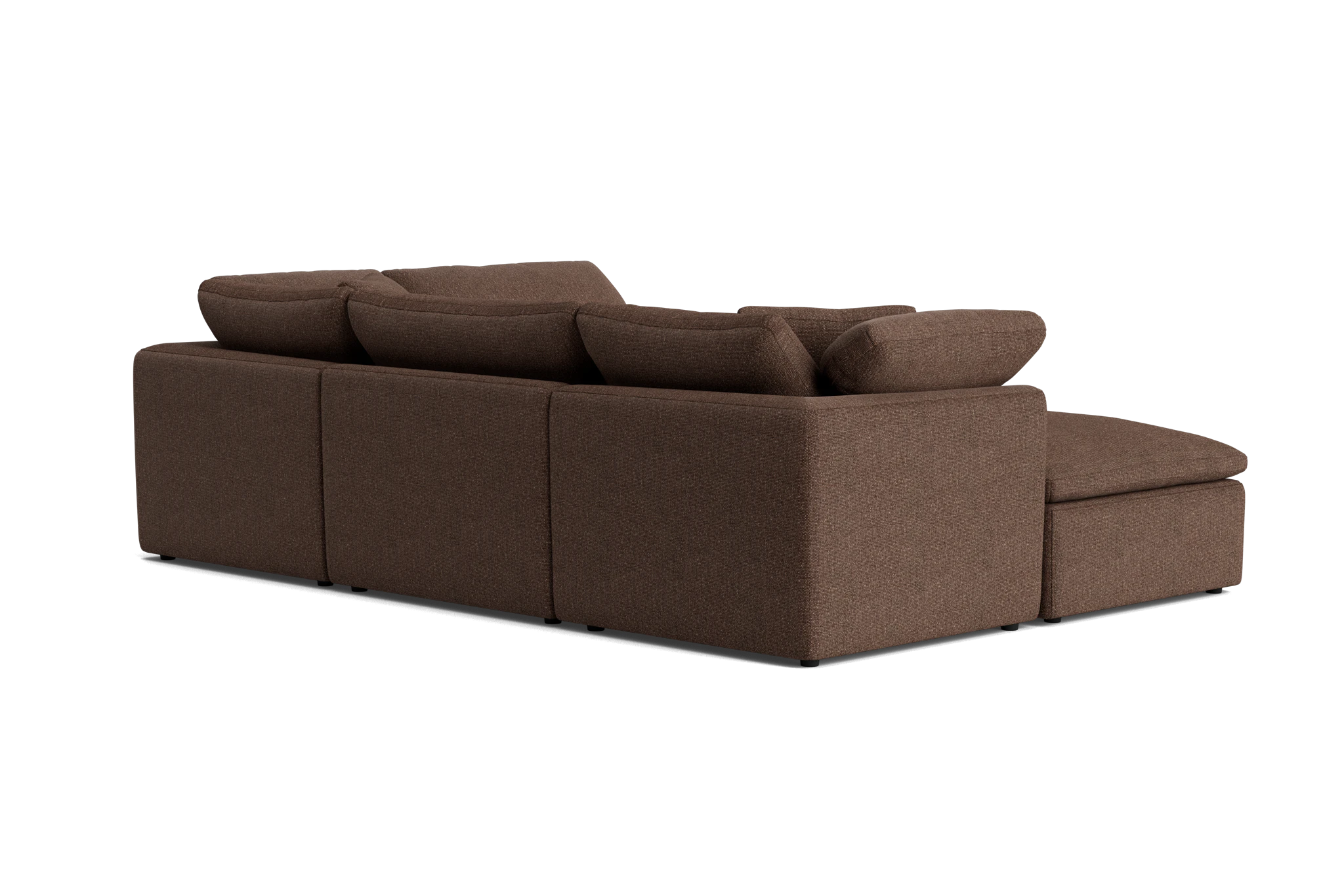 bryant petite modular sofa bumper sectional resource truffle