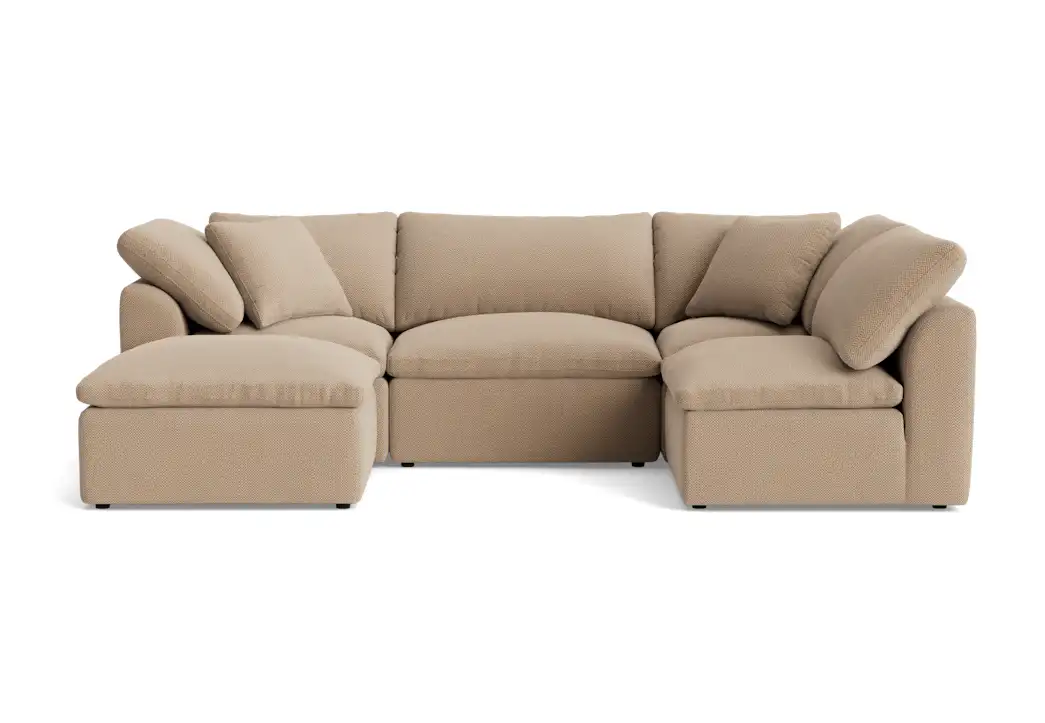 bryant petite modular sofa bumper sectional telly fawn