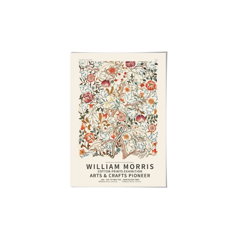 William Morris - Fleurs et Plantes Art Print