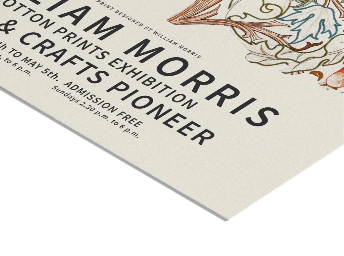 william morris fleurs plantes art print