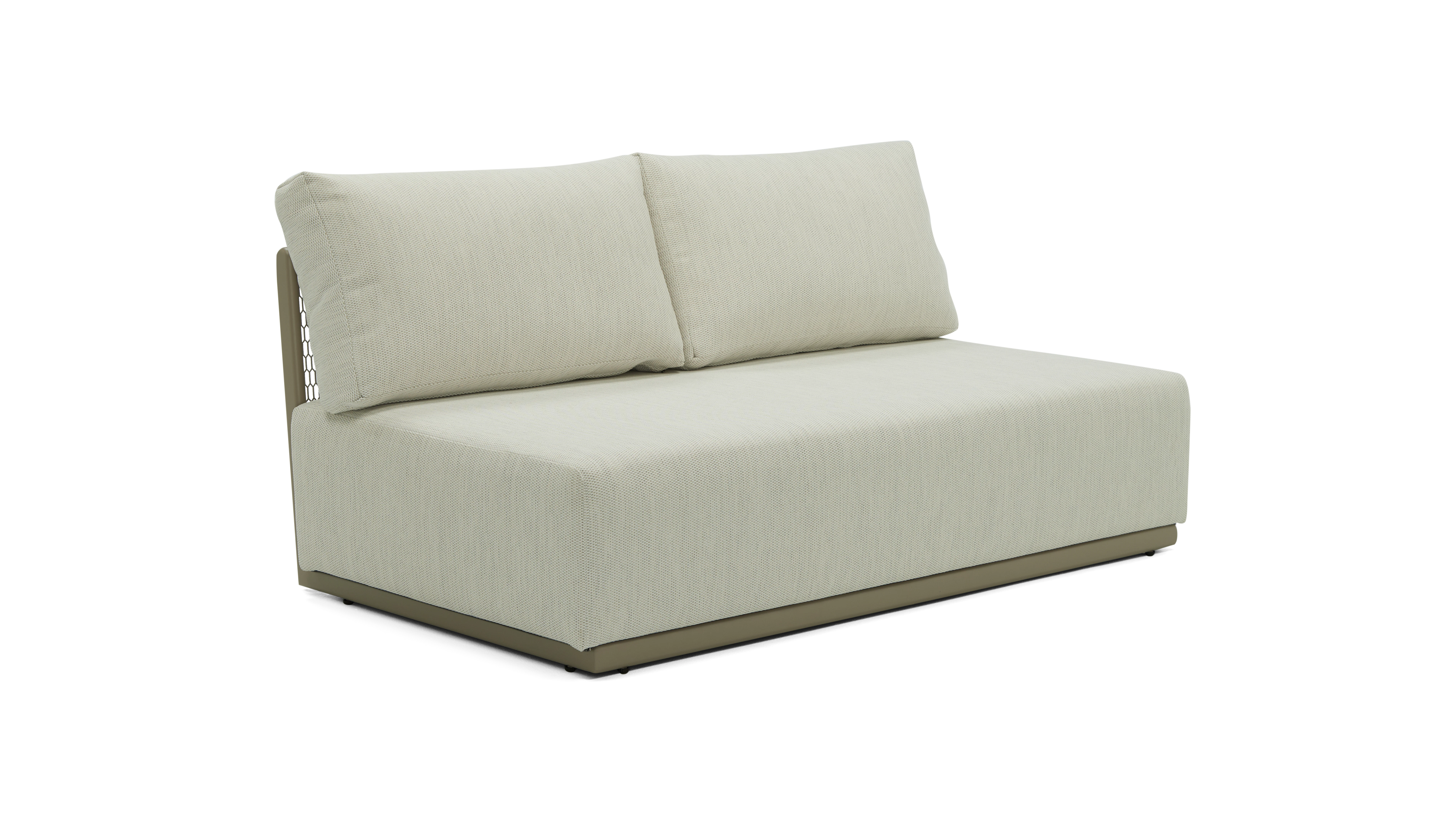 snd ojai outdoor armless loveseat