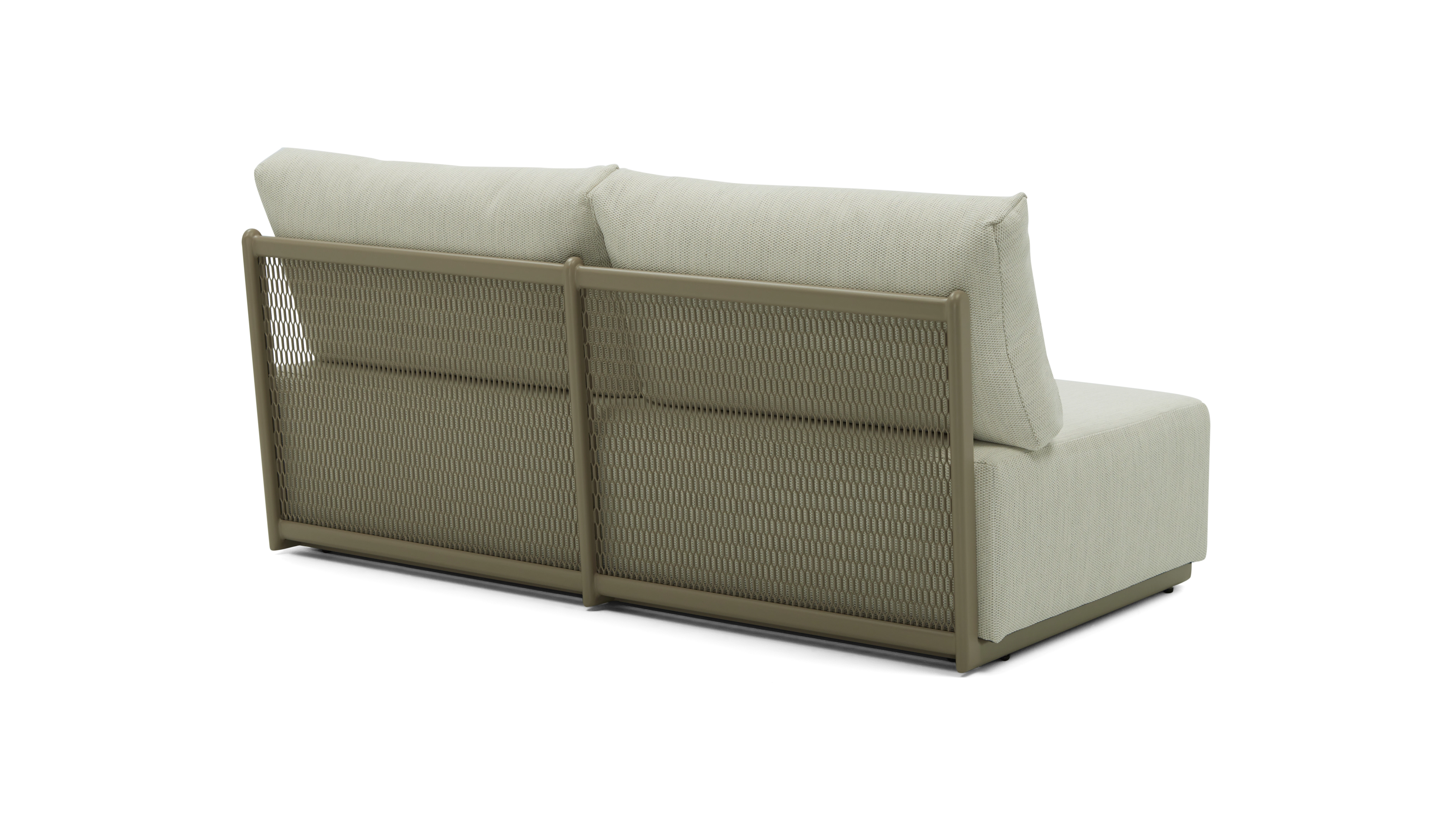 snd ojai outdoor armless loveseat