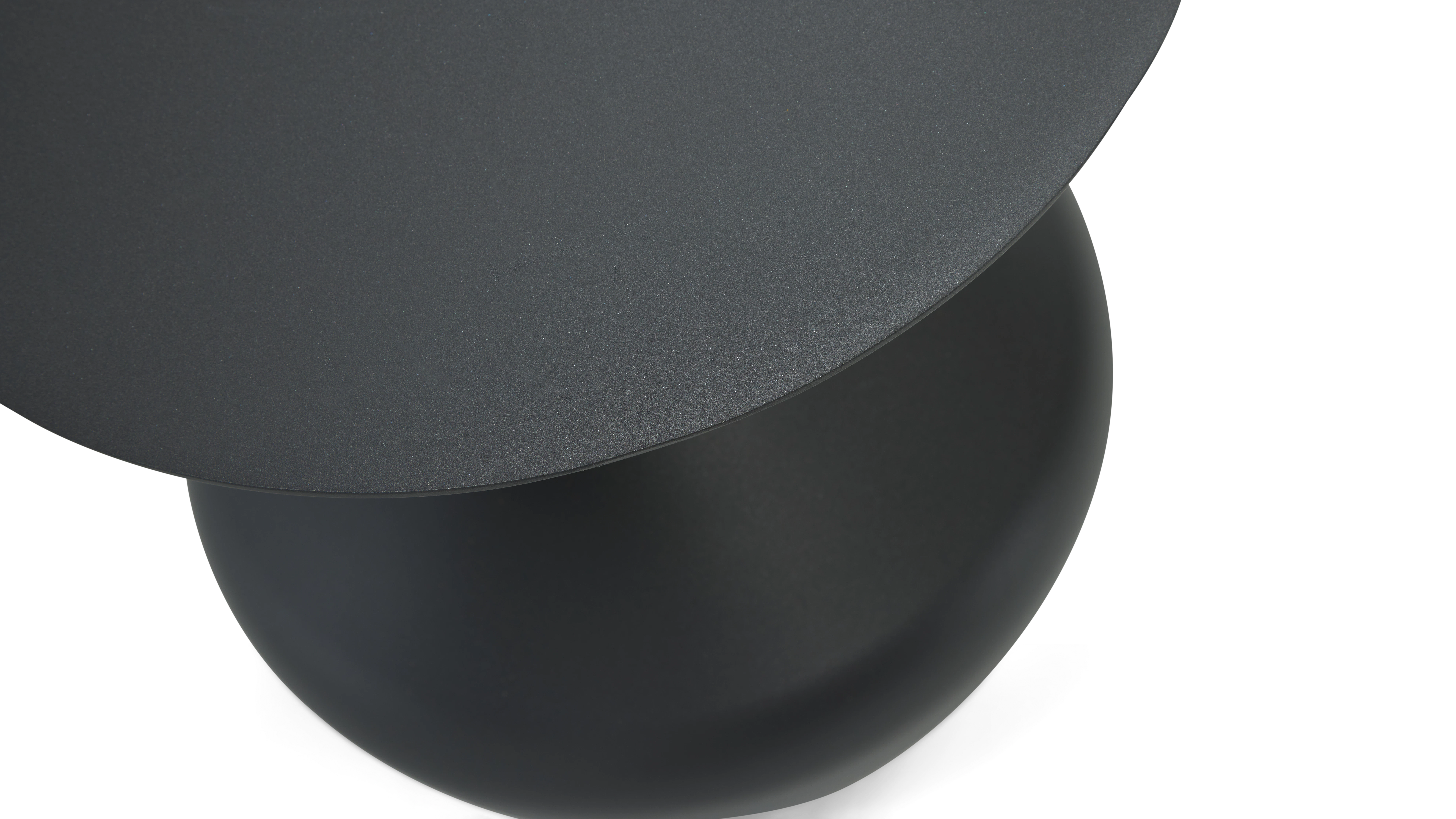black winnie outdoor side table