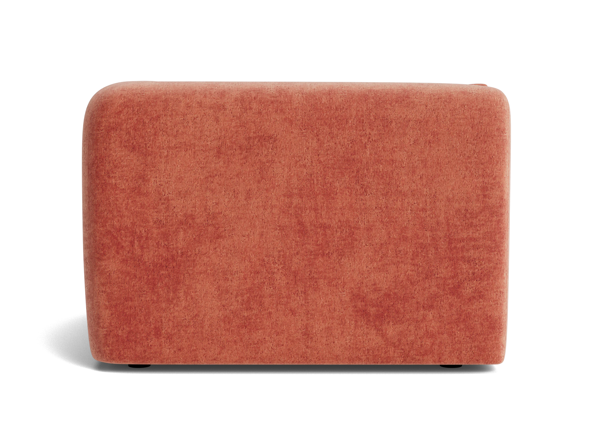carin corner chair plush terra rose