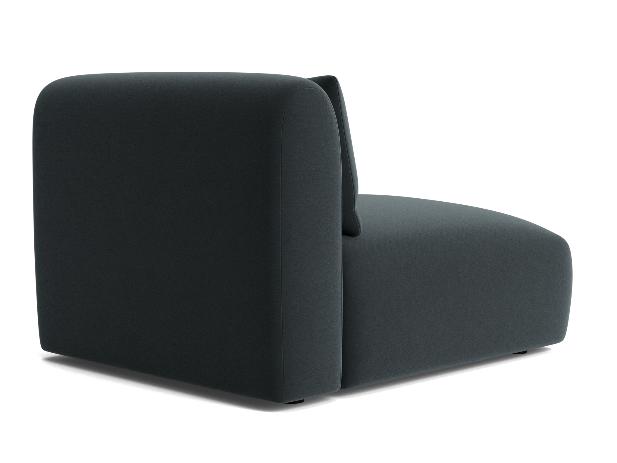 carin armless chair royale gunmetal