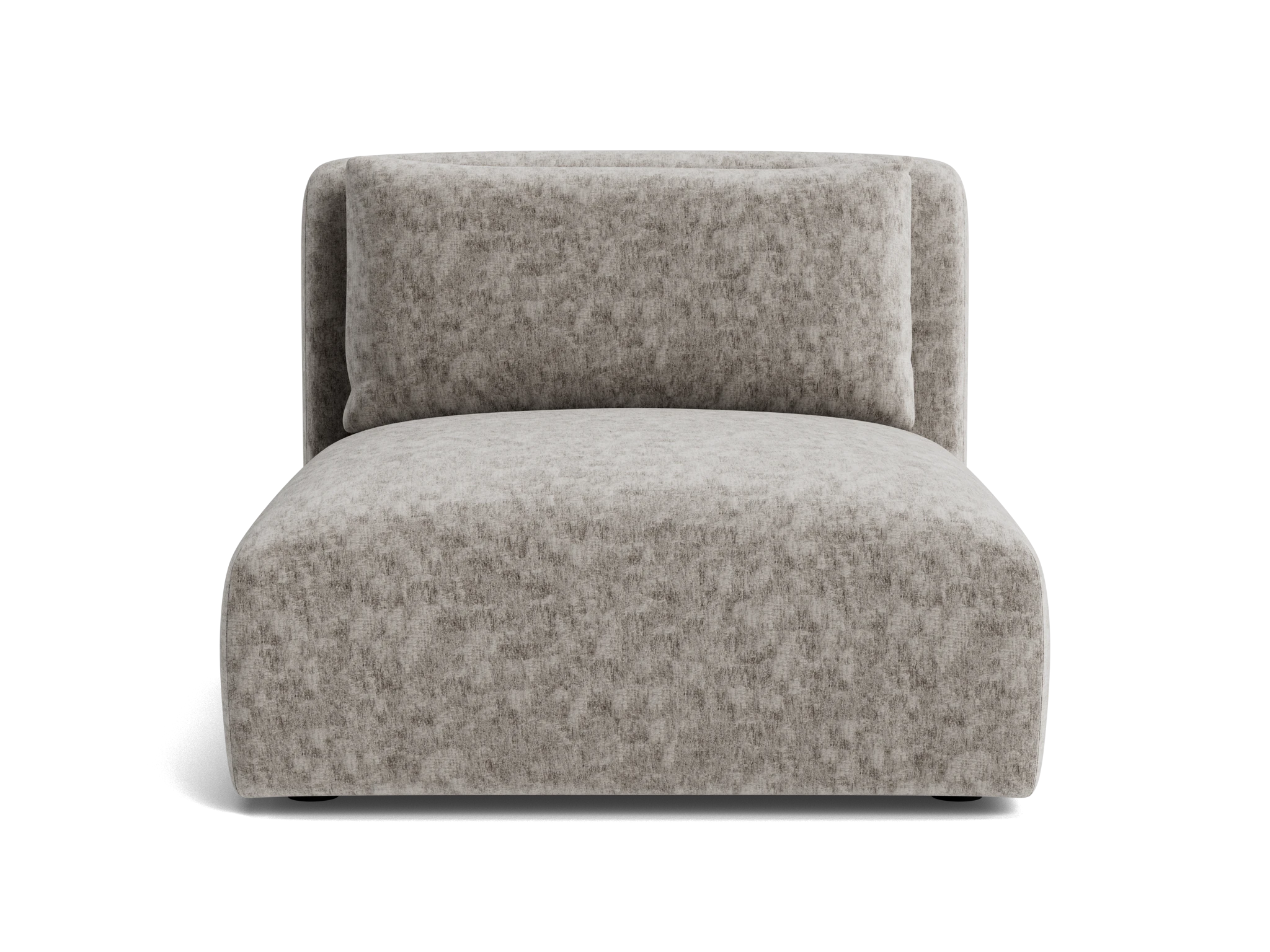 carin armless chair prime stone