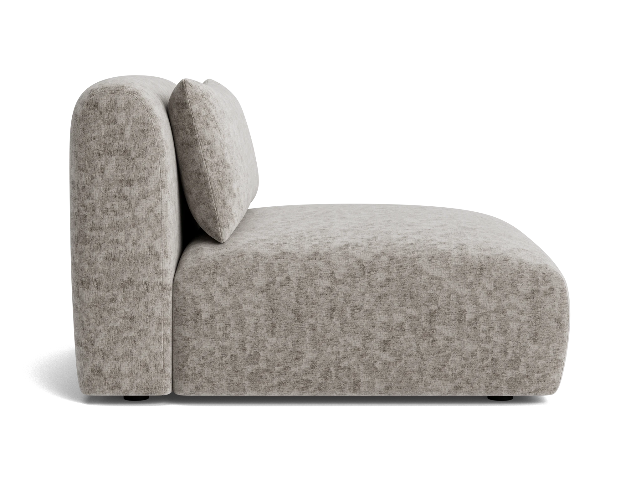 carin armless chair prime stone
