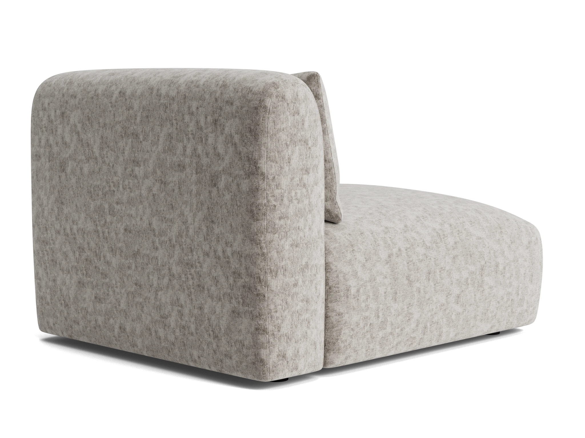carin armless chair prime stone