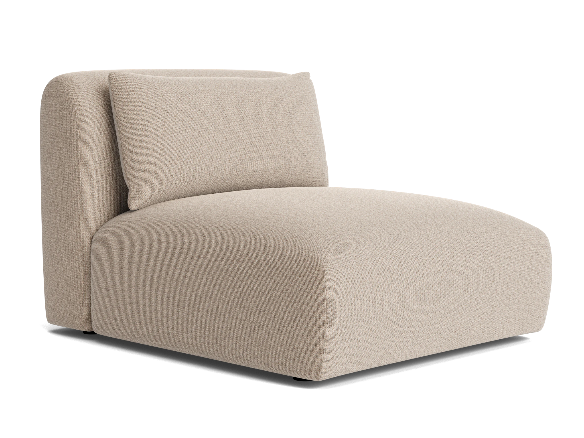 carin armless chair villa sand