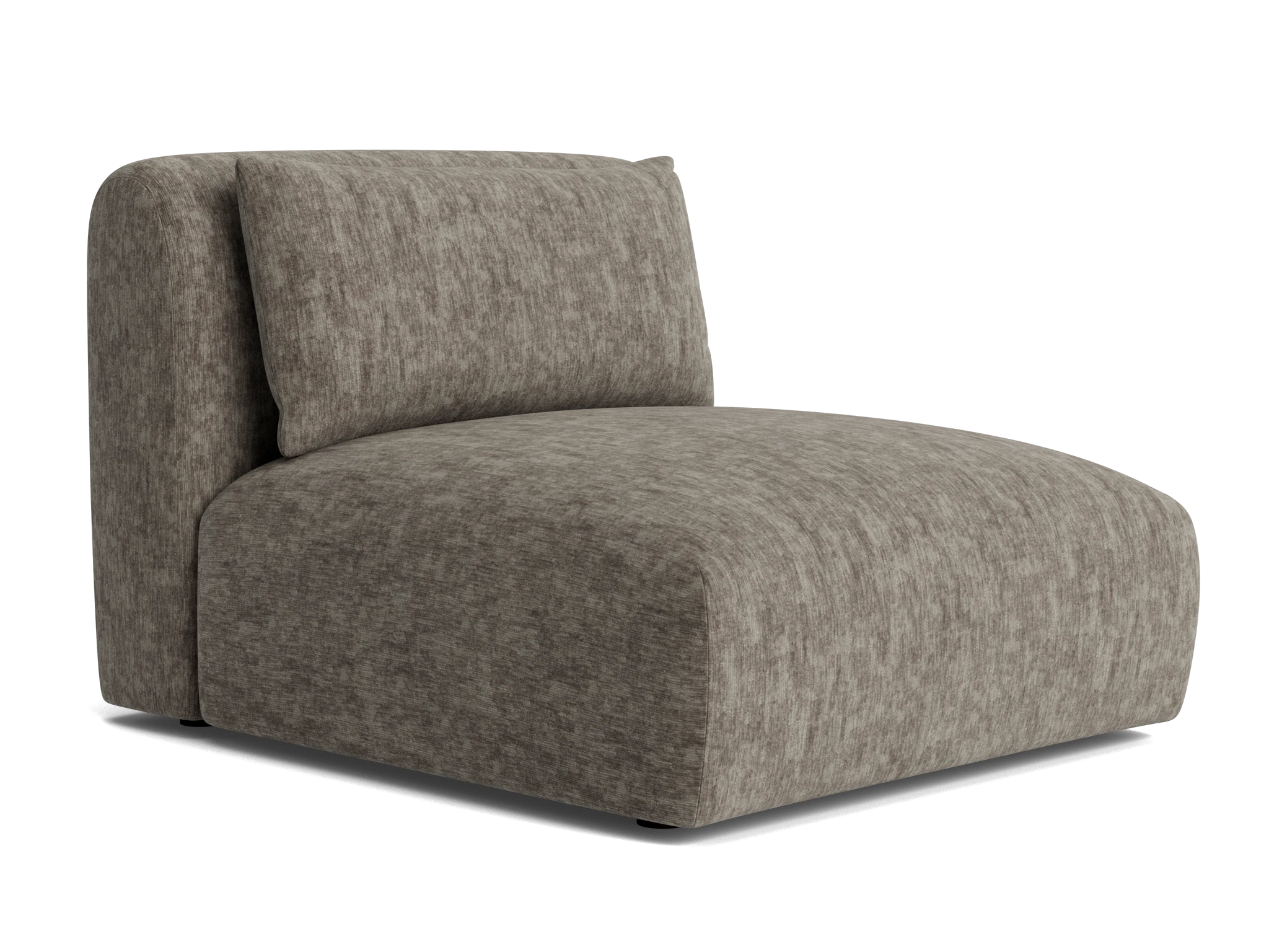 carin armless chair crave mocha latte