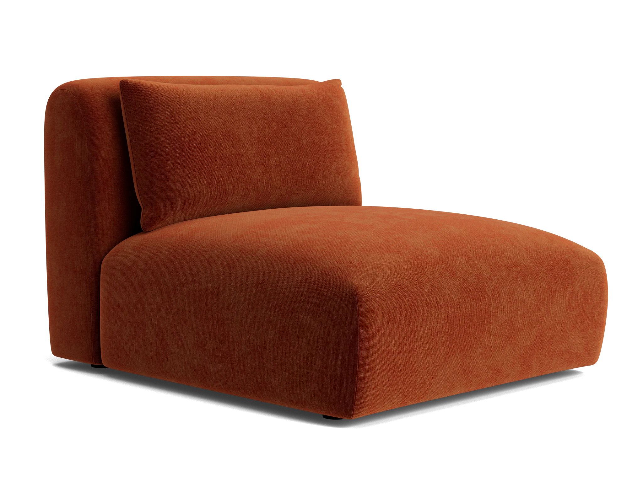 carin armless chair harper cinnamon