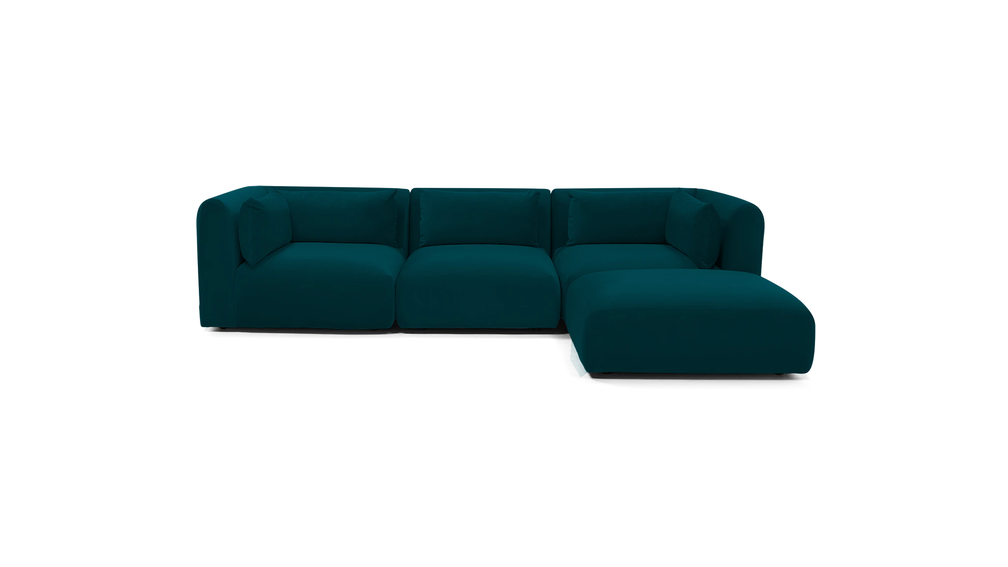 carin modular sectional lucky turquoise