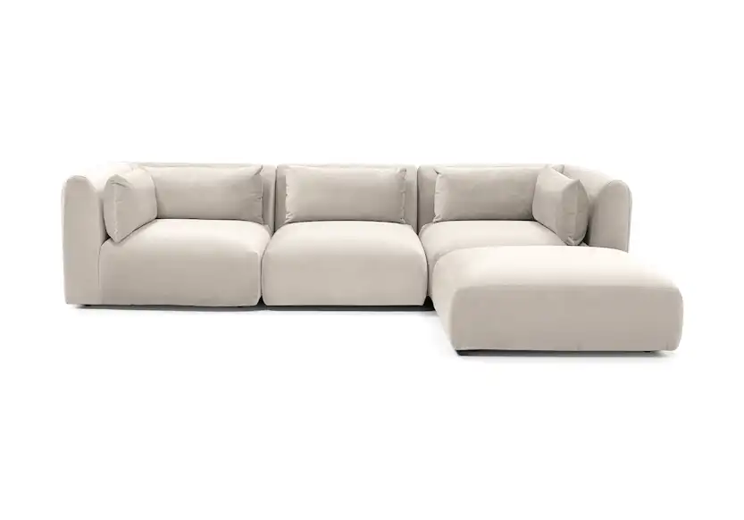 carin modular sectional merit dove