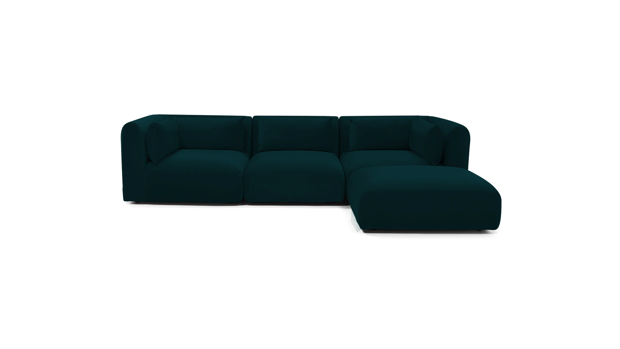 carin modular sectional royale peacock