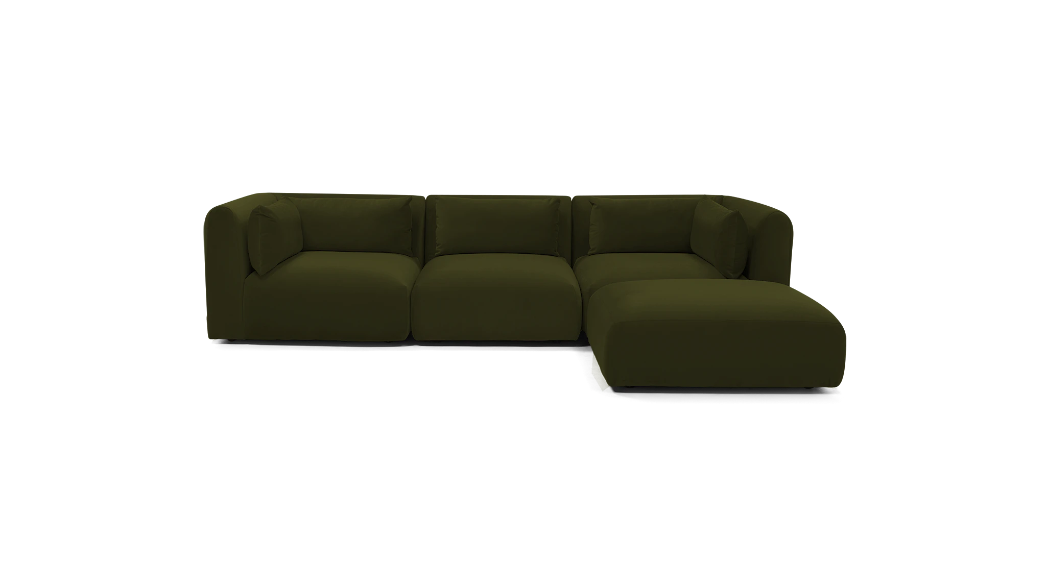 carin modular sectional faithful olive