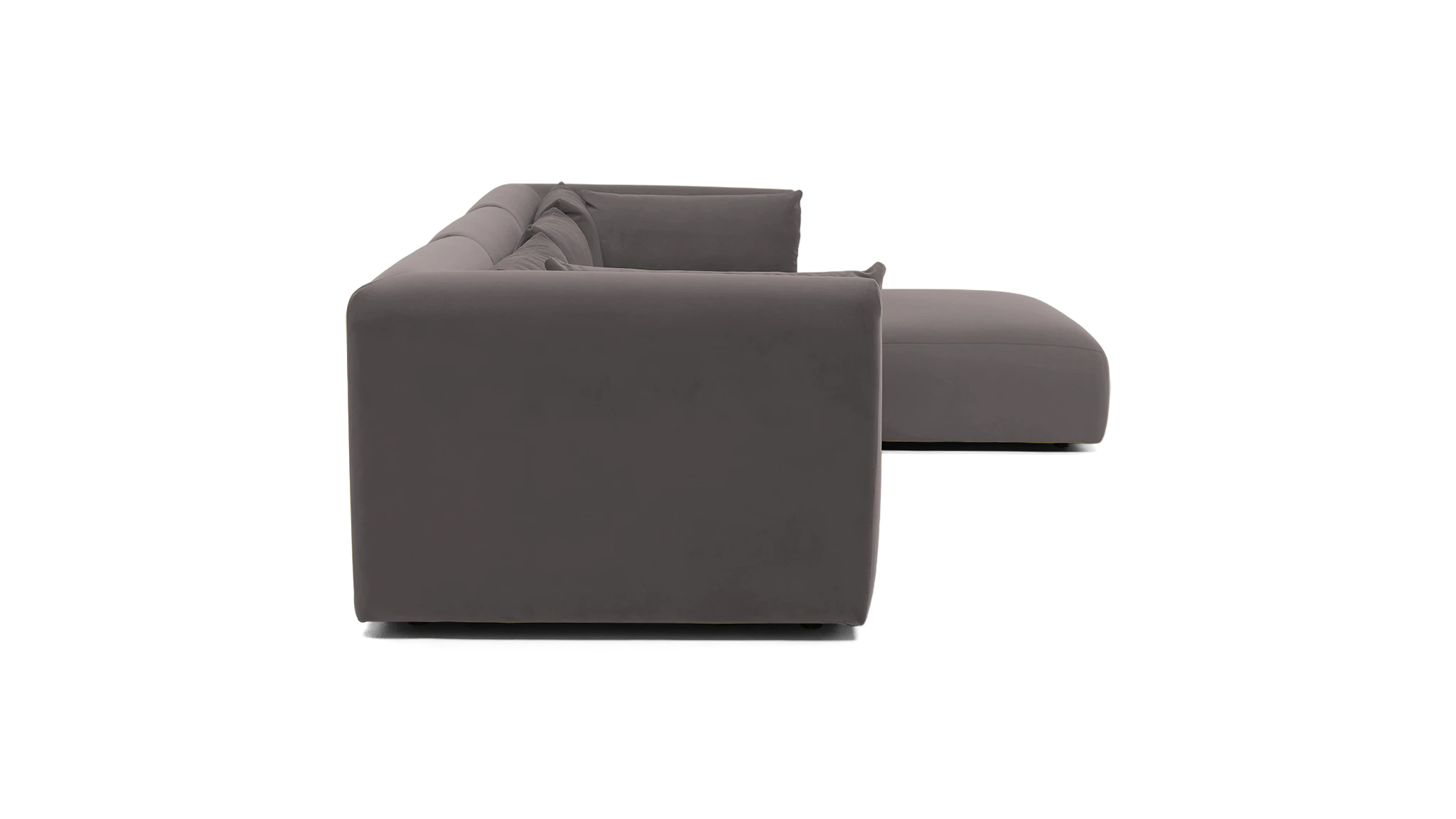 carin modular sectional taylor felt gray