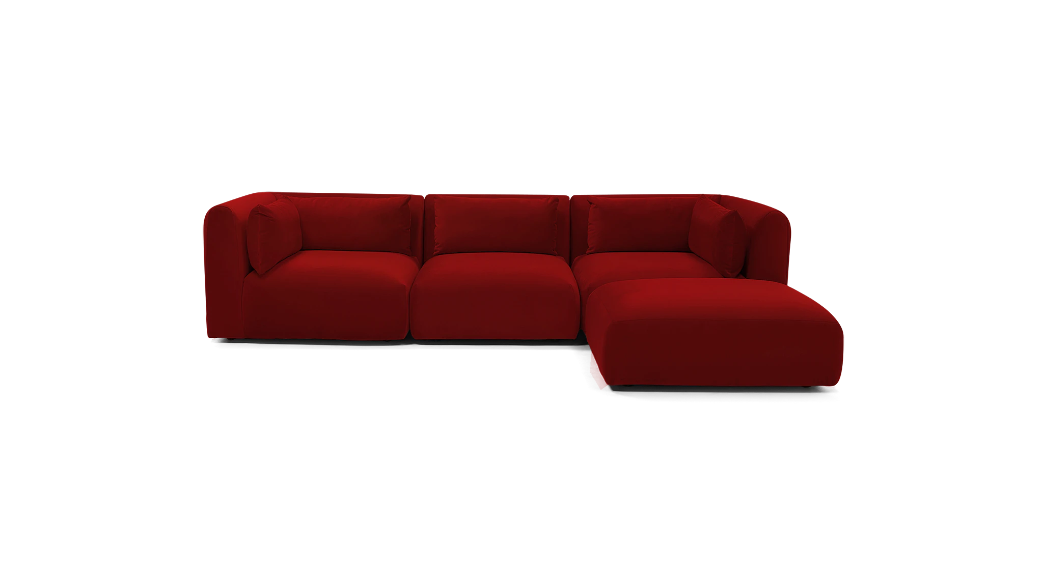carin modular sectional crave berry hibiscus