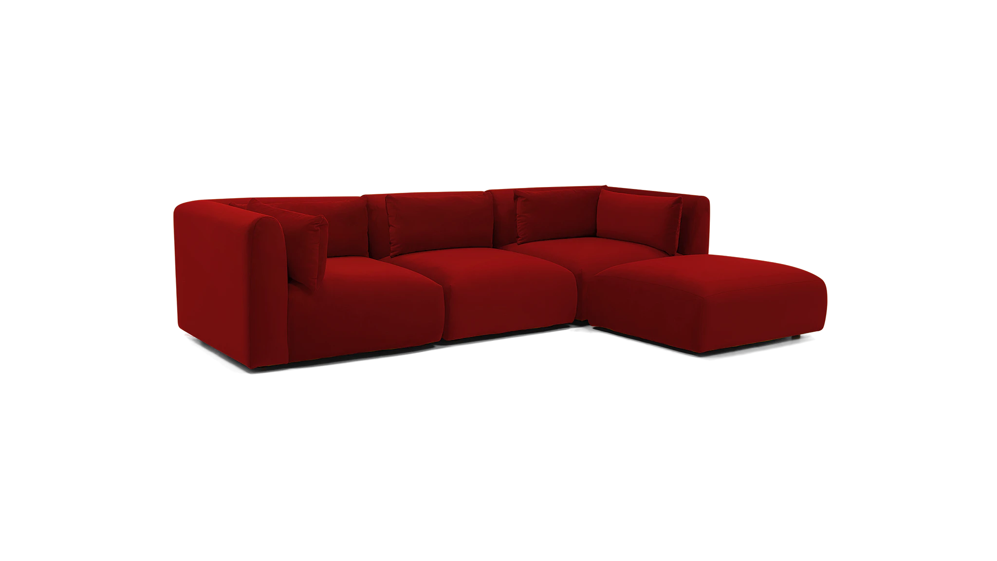 carin modular sectional crave berry hibiscus