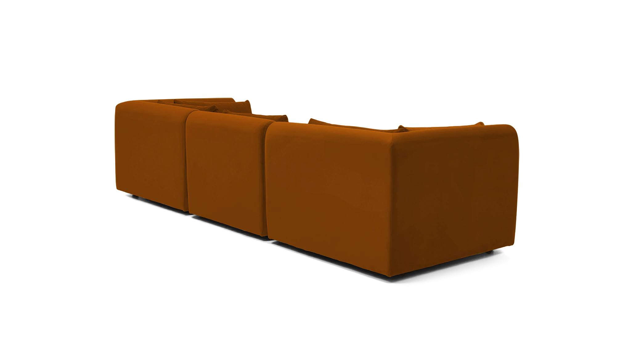 carin modular sectional harper amber gold