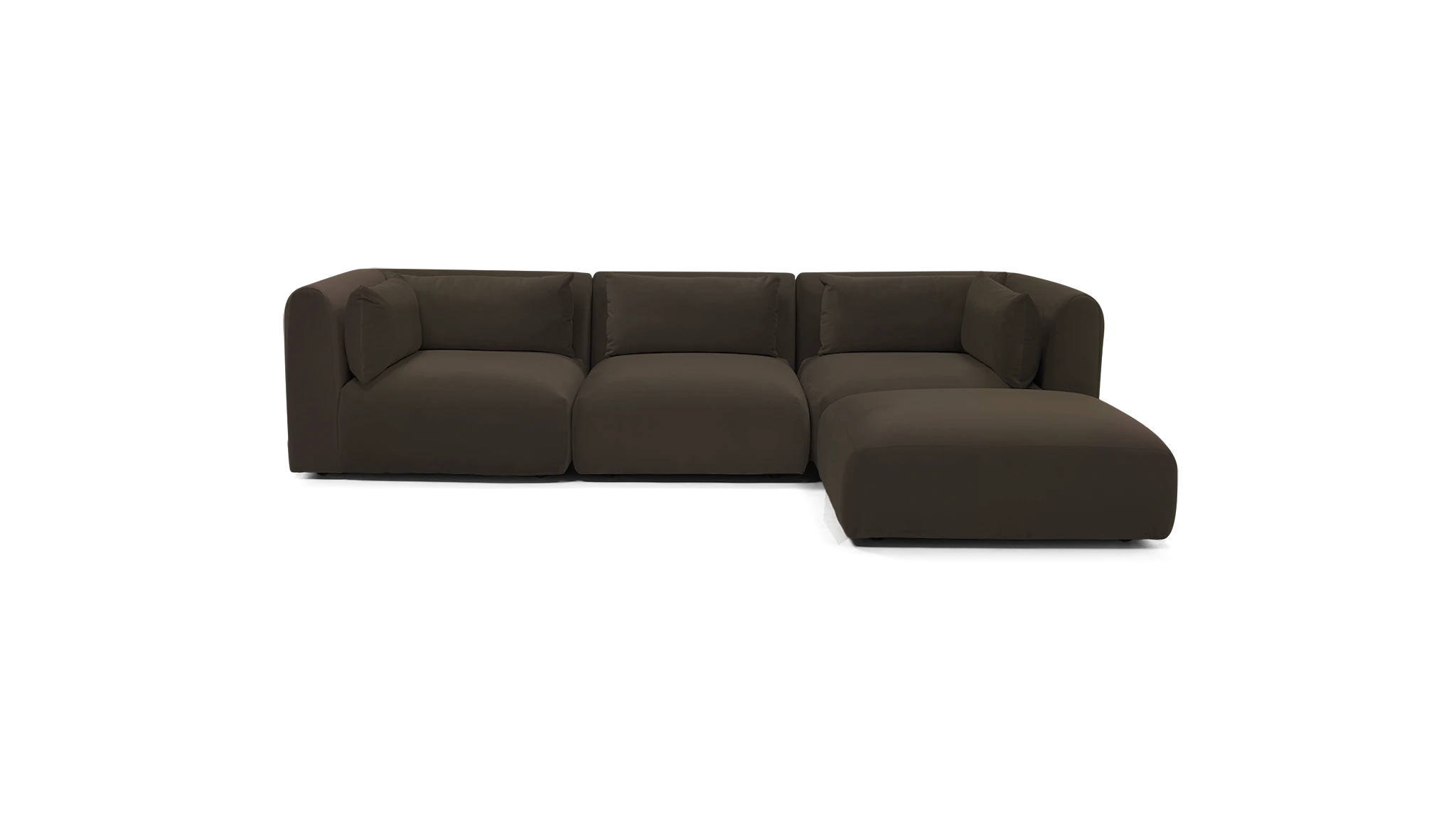 carin modular sectional washed california shadow