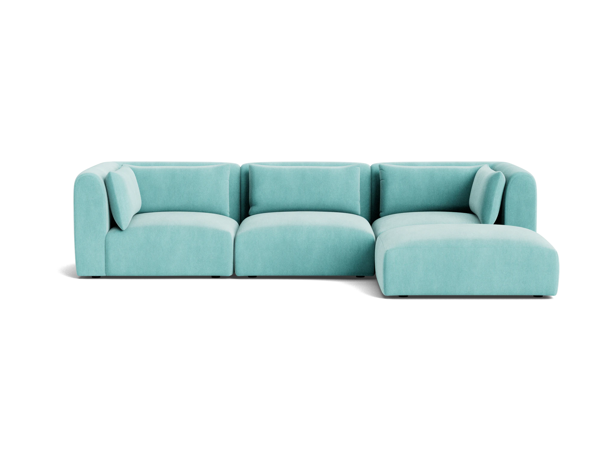 carin modular sectional sorrento pantone aquatic
