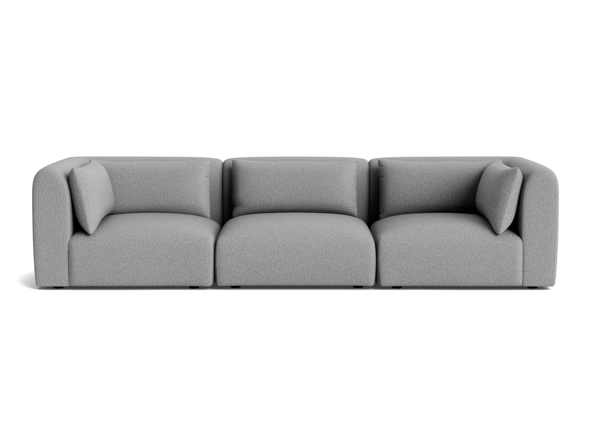 carin modular sofa taylor felt gray