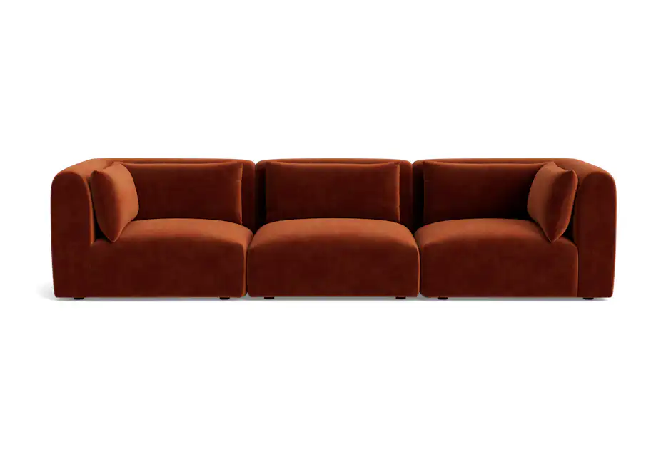 carin modular sofa harper cinnamon