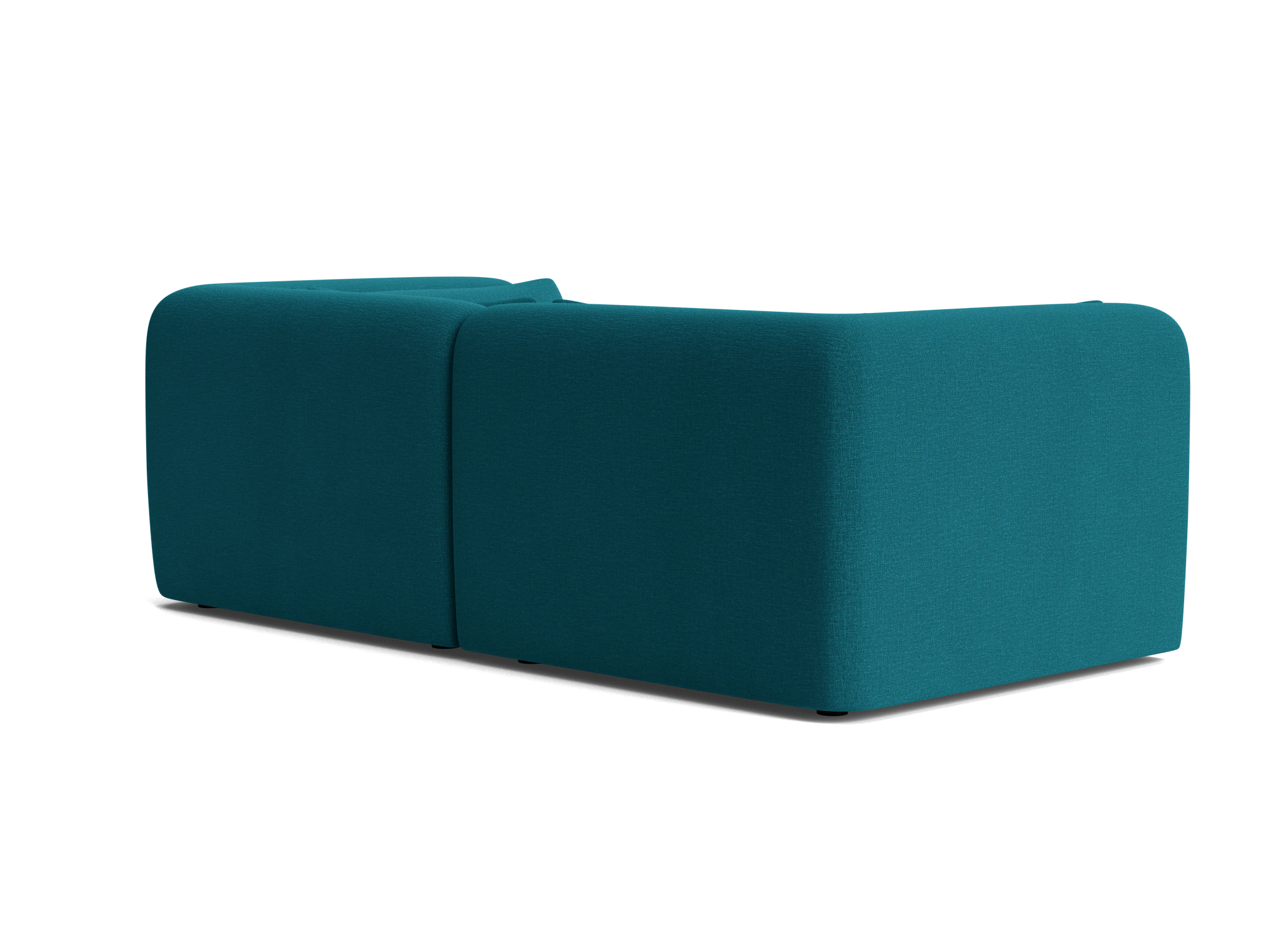 carin modular loveseat key largo zenith teal
