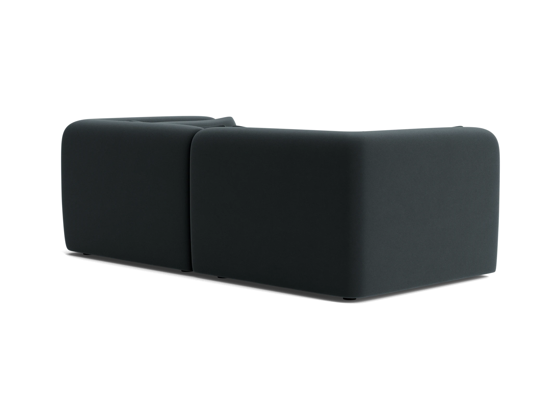 carin modular loveseat royale gunmetal