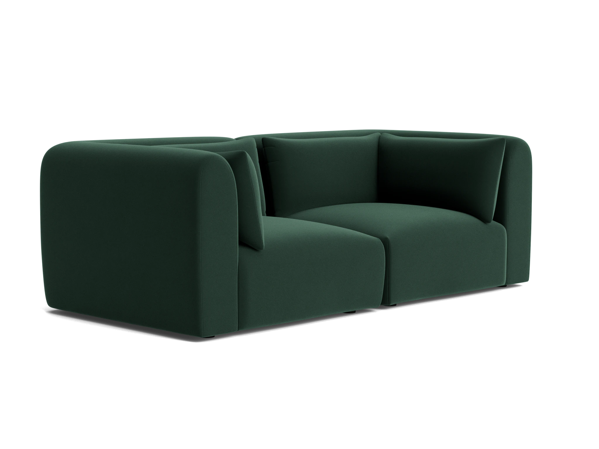 carin modular loveseat royale evergreen