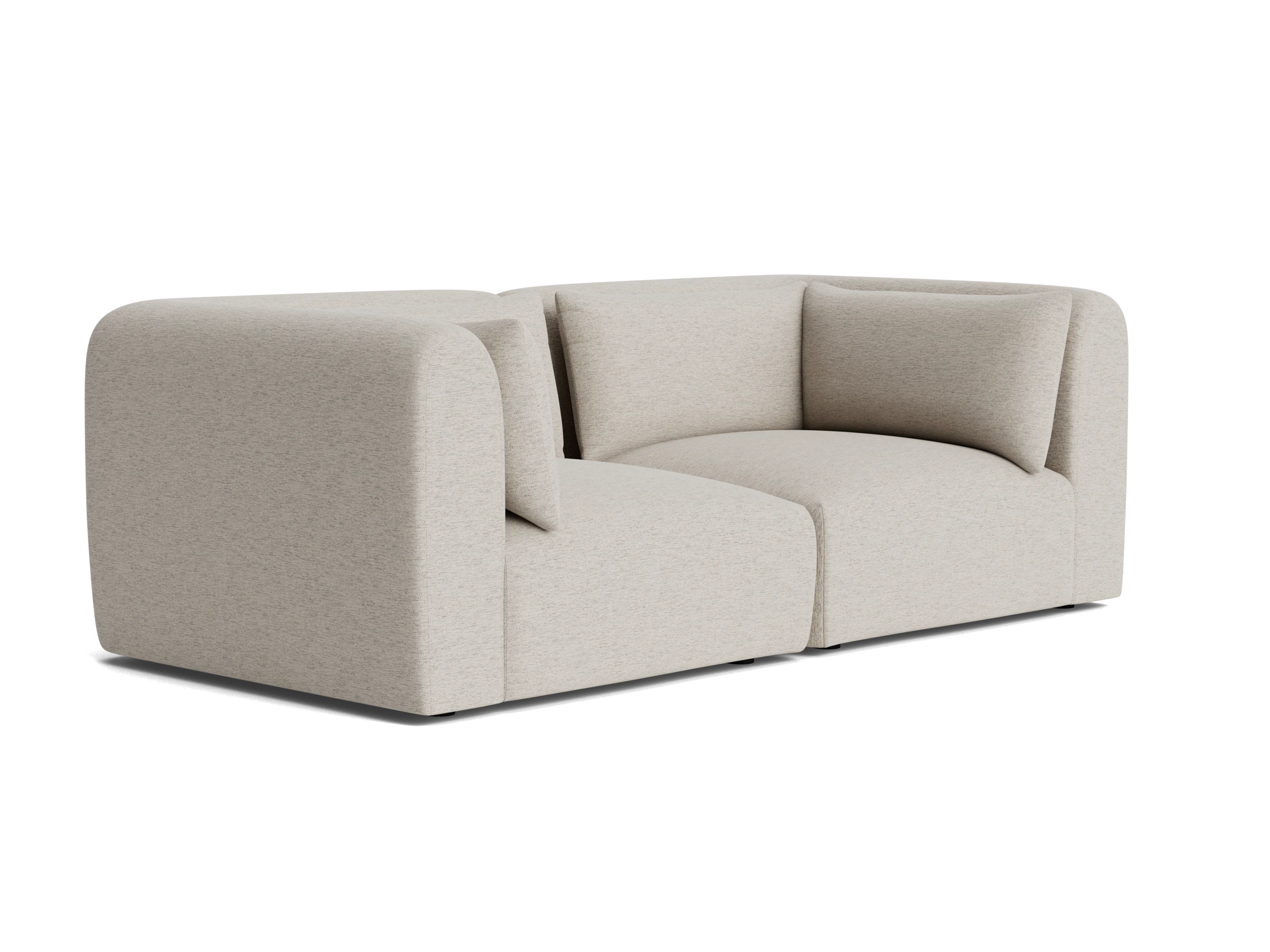 carin modular loveseat merit dove