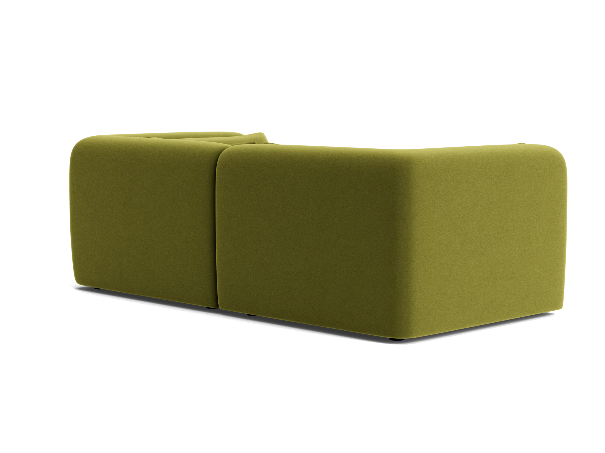 carin modular loveseat royale apple