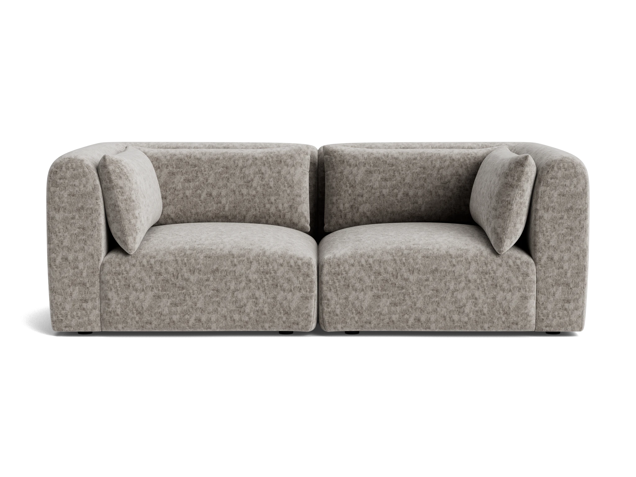 carin modular loveseat prime stone