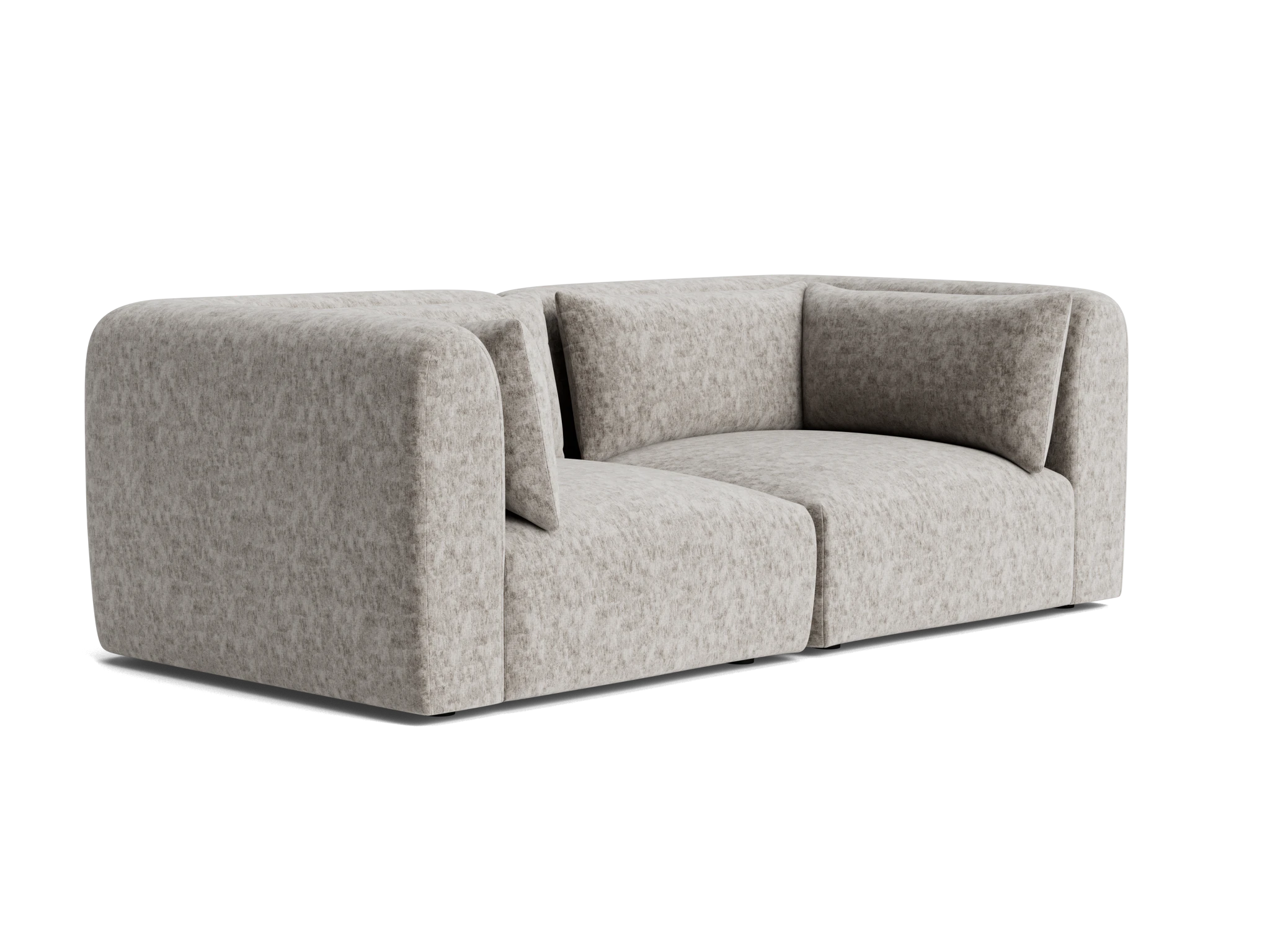 carin modular loveseat prime stone