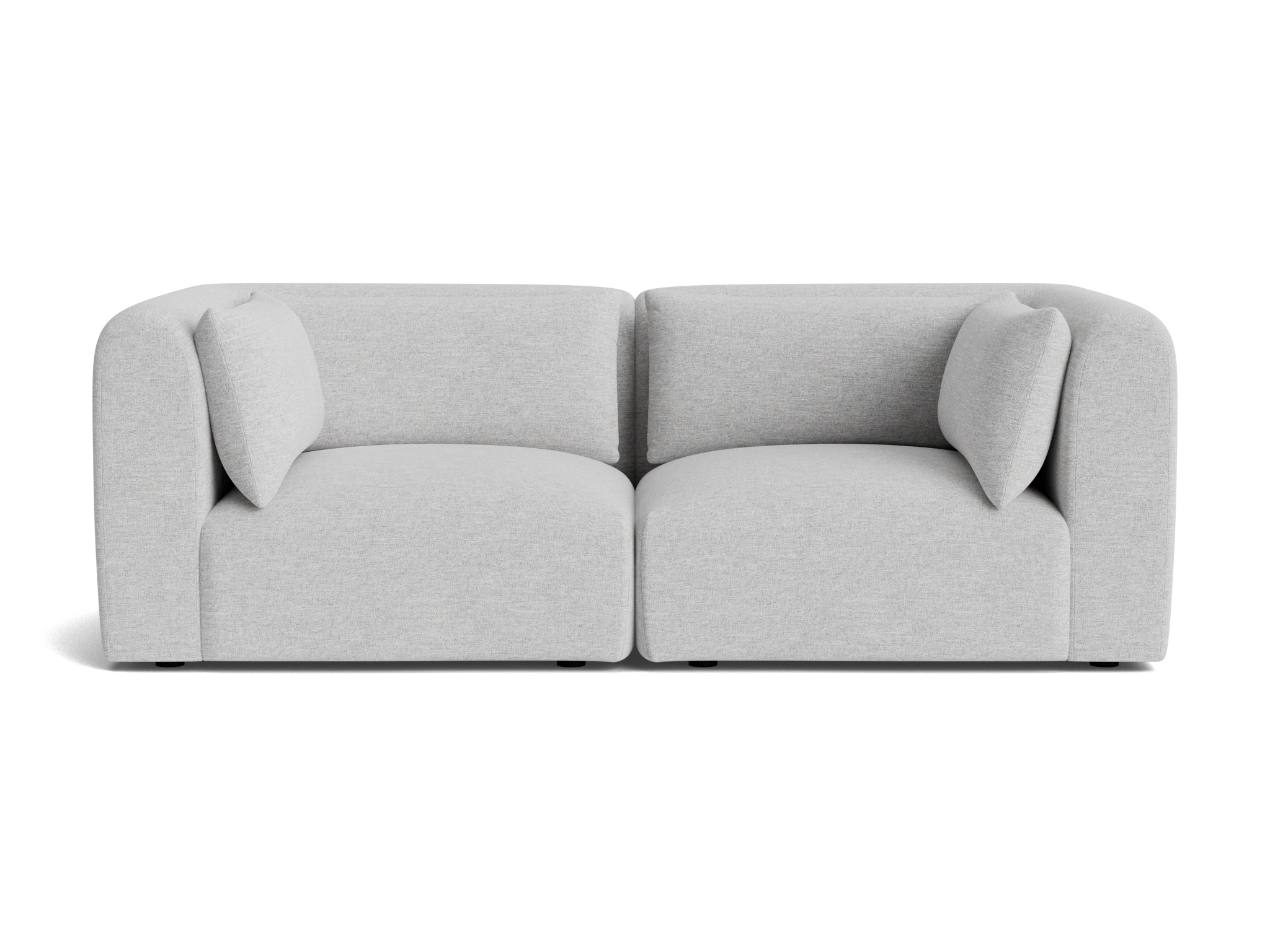carin modular loveseat milo dove