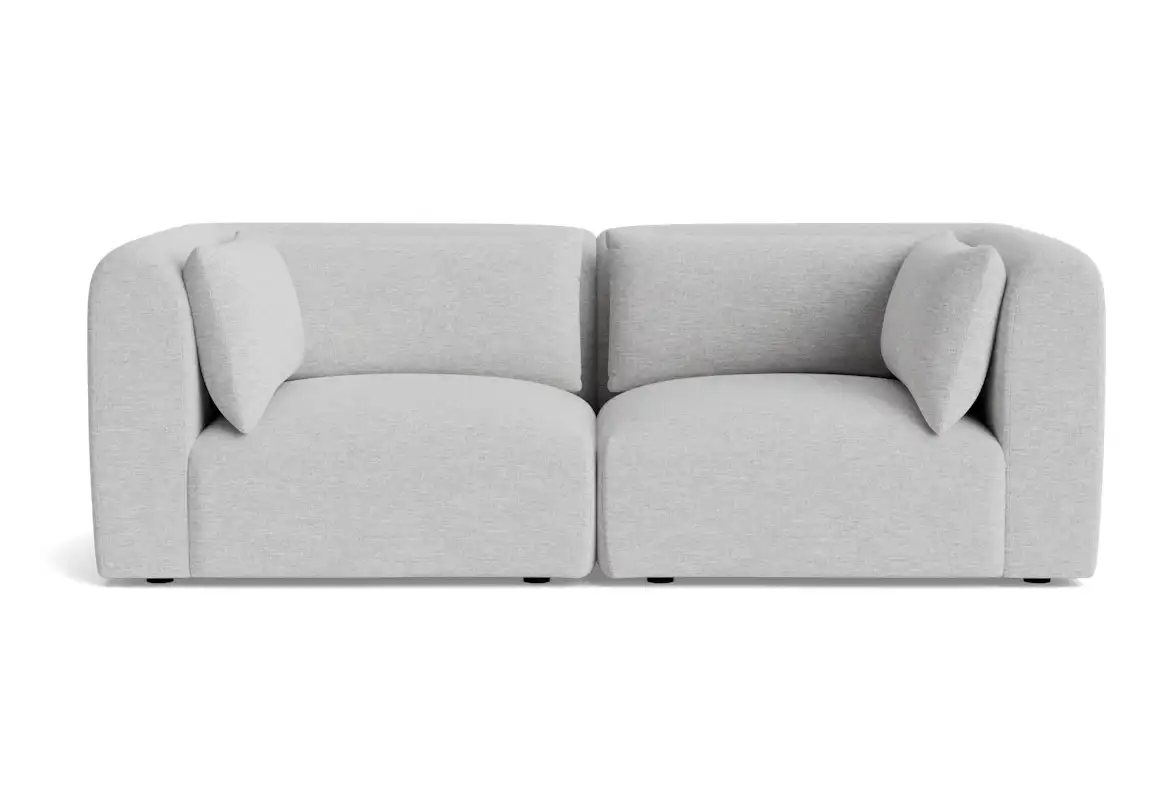carin modular loveseat milo dove