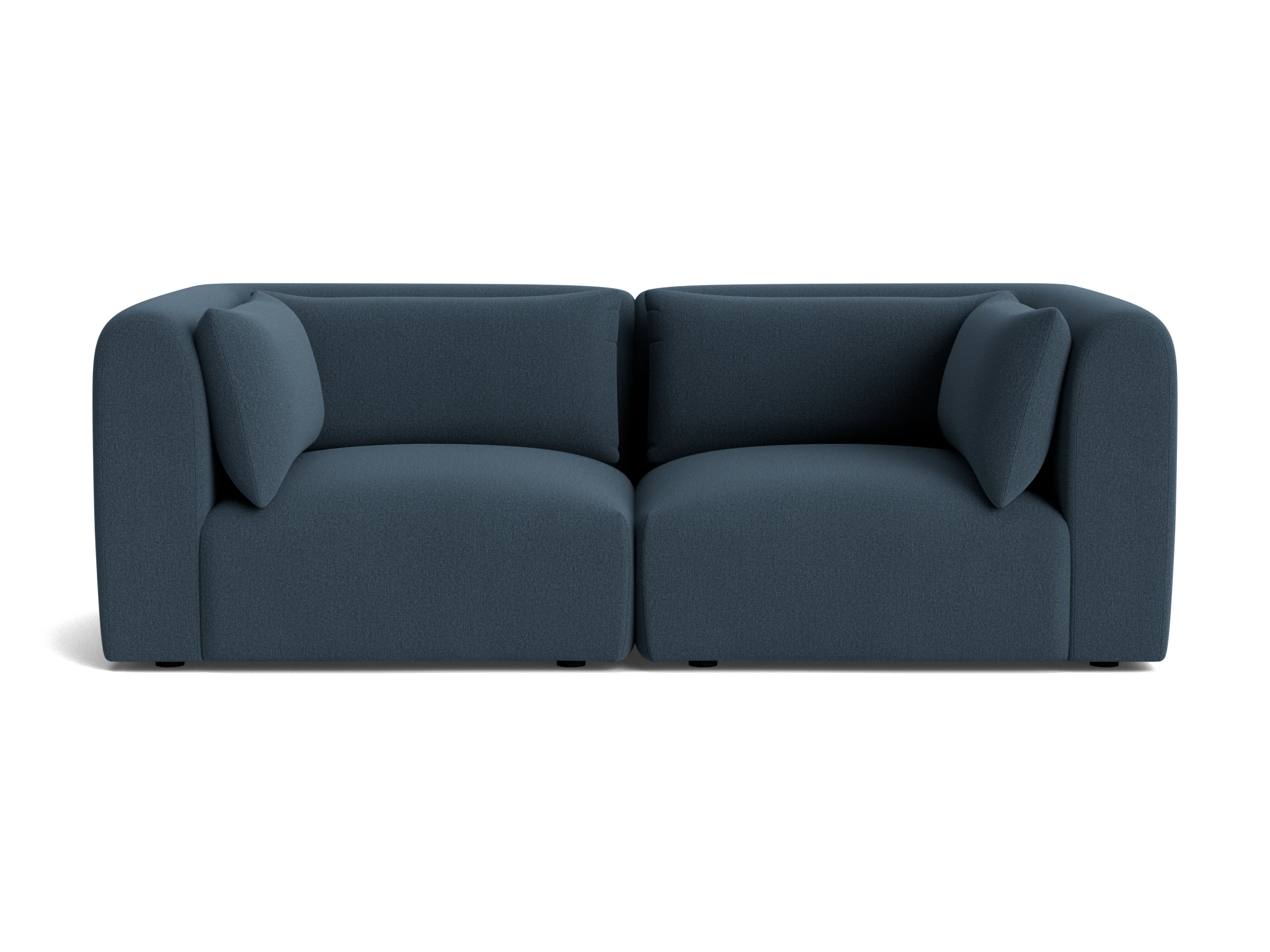 carin modular loveseat faithful indigo