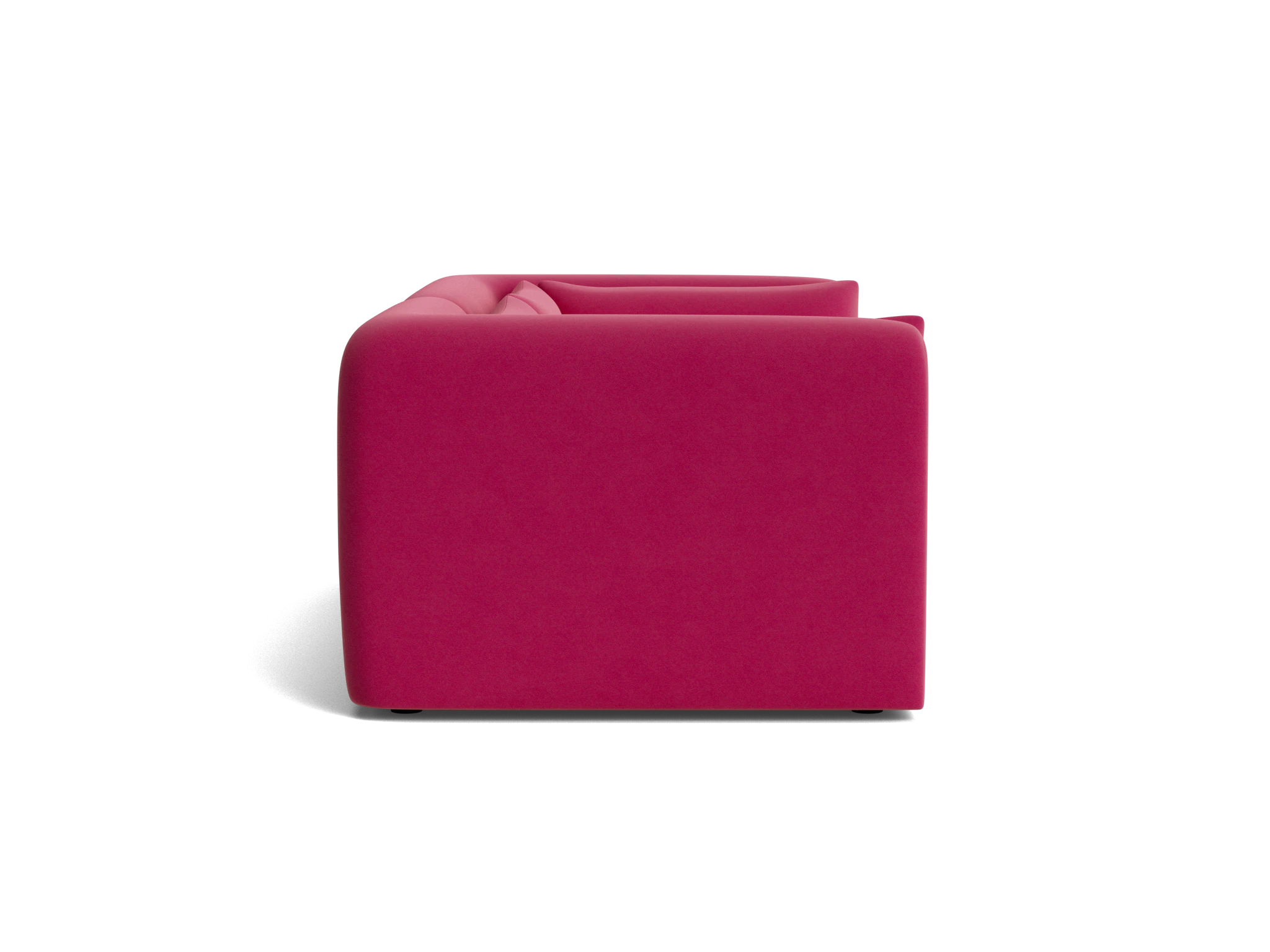carin modular loveseat royale berry