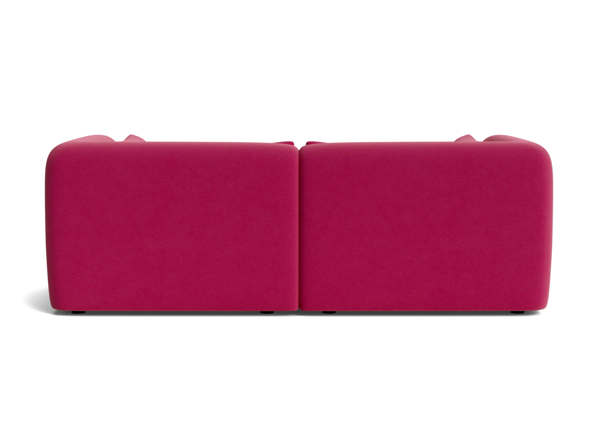 carin modular loveseat royale berry