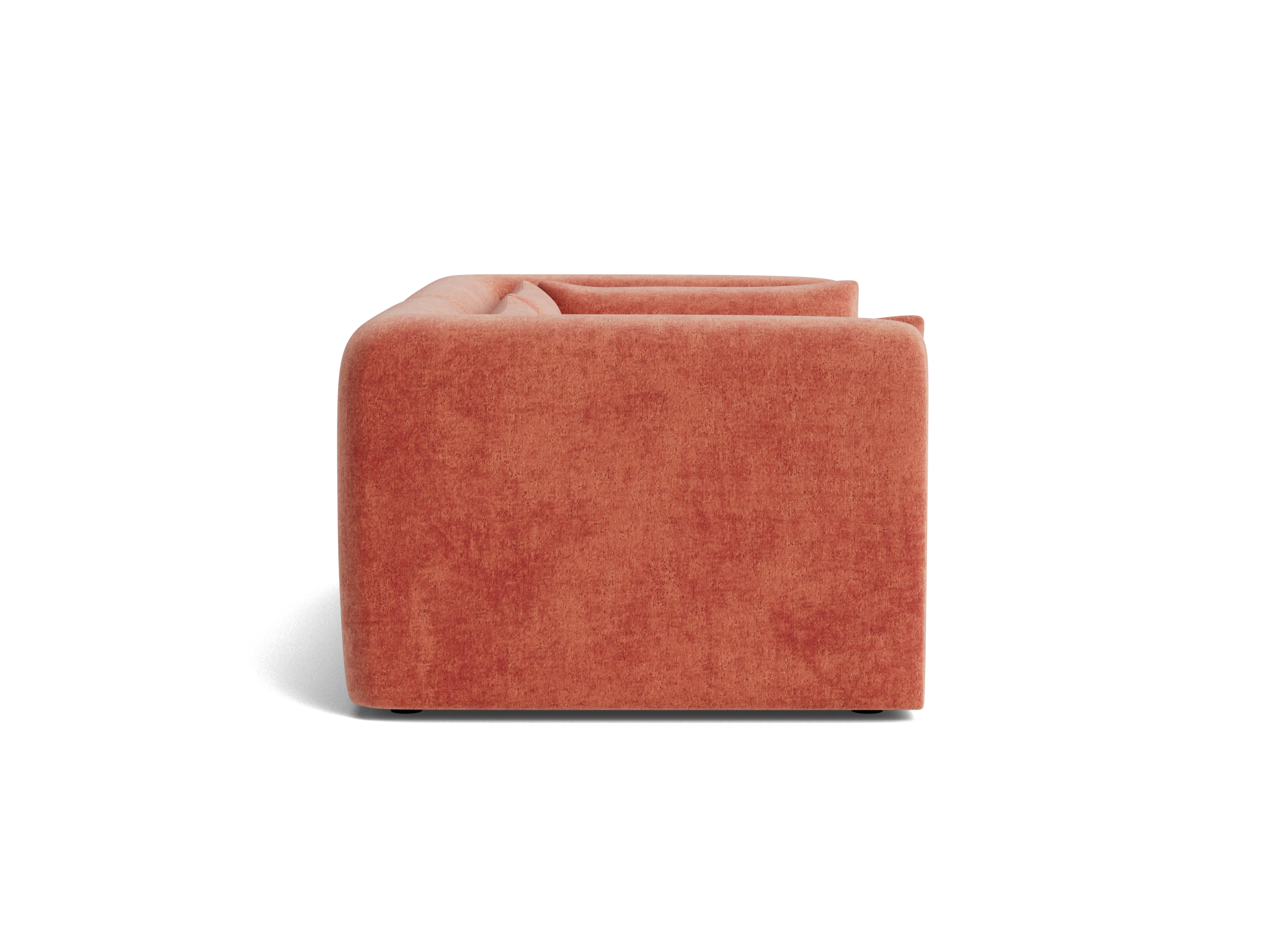 carin modular loveseat plush terra rose