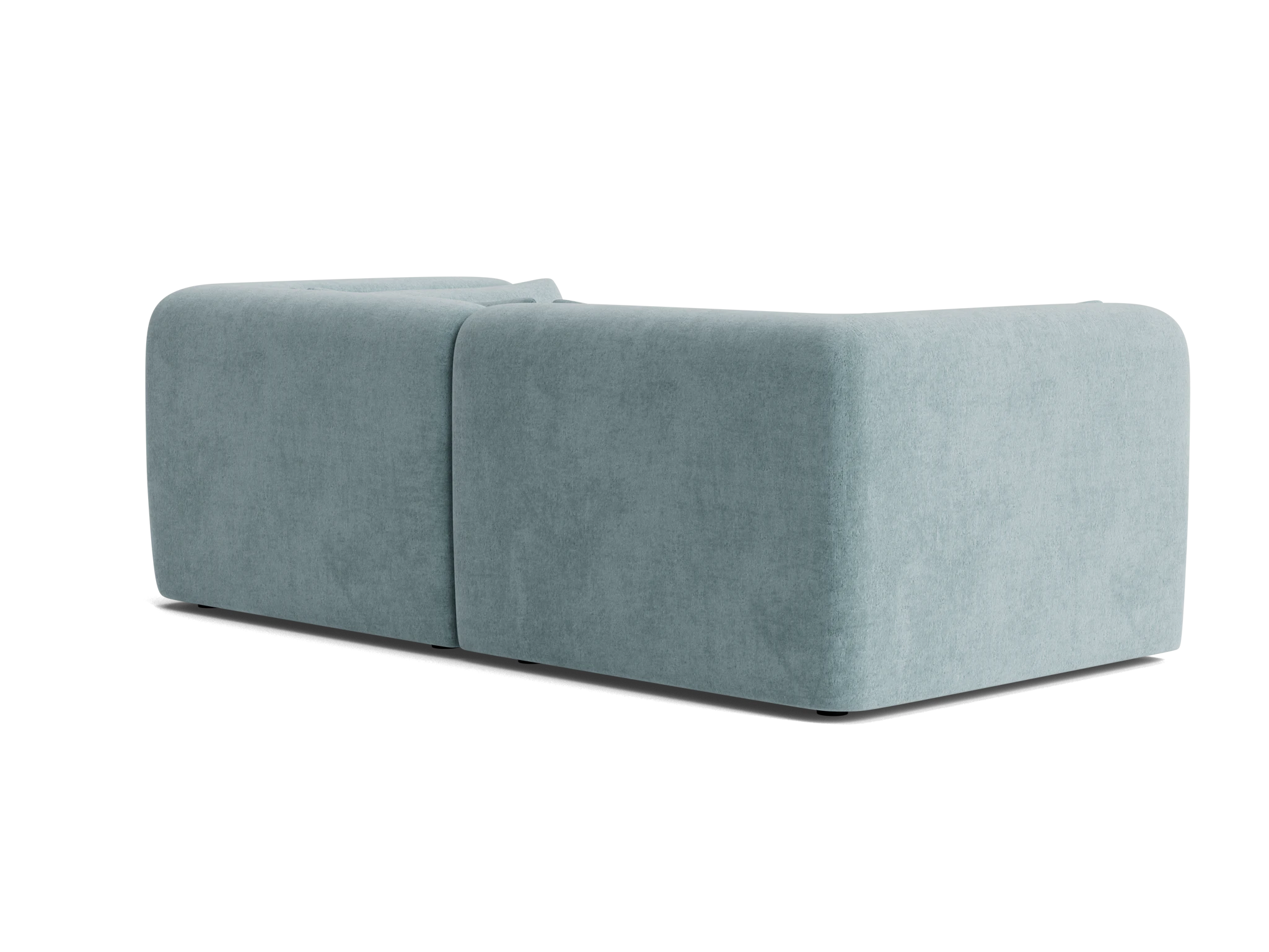 carin modular loveseat plush mist