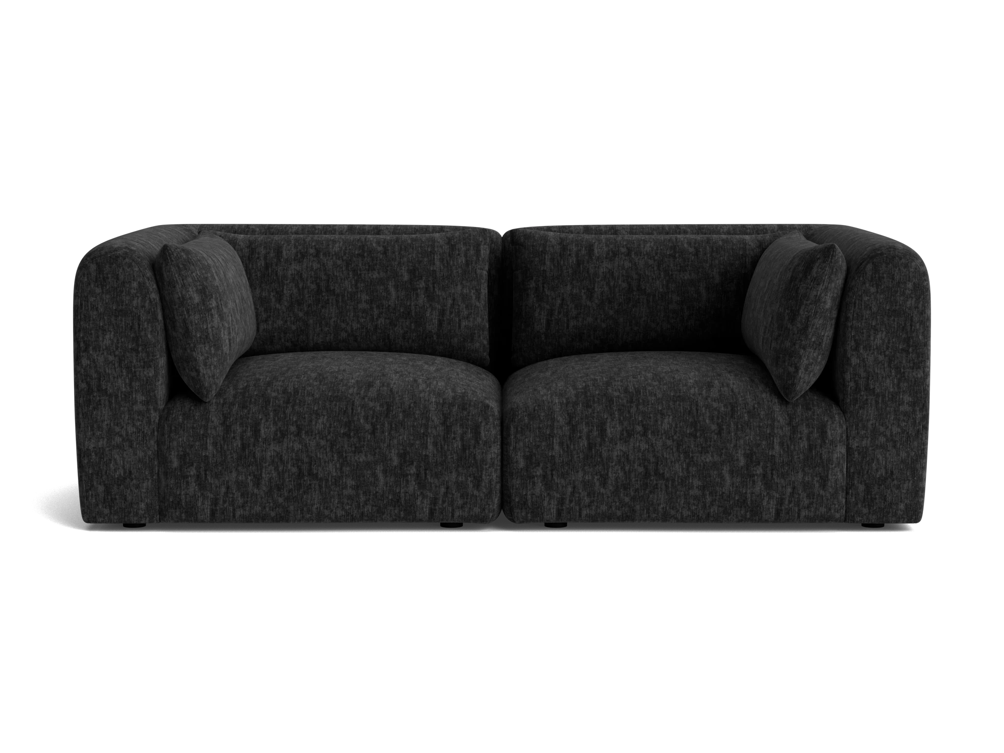 carin modular loveseat crave lava rock