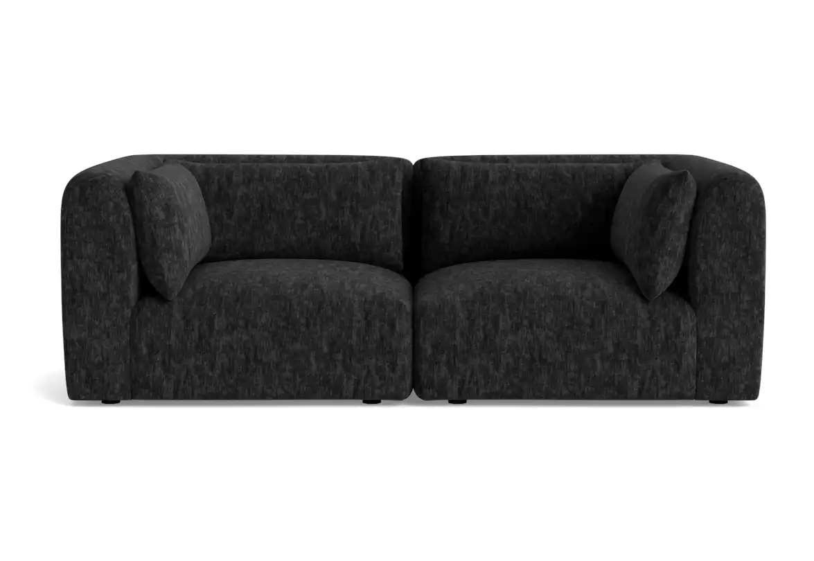 carin modular loveseat crave lava rock