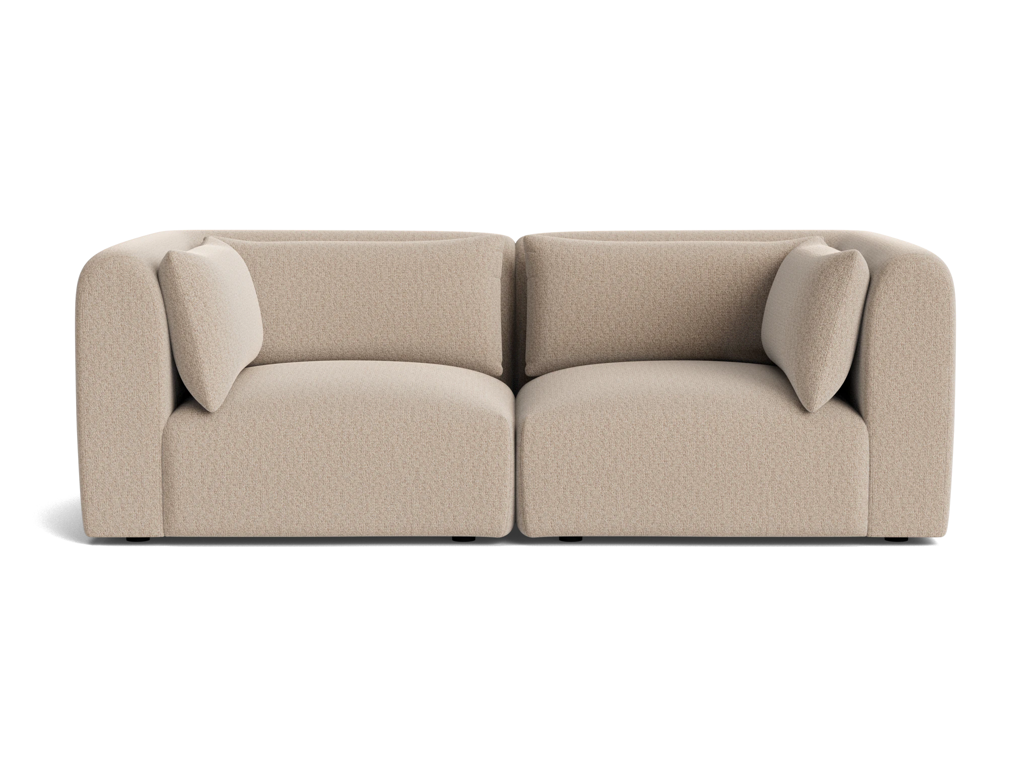 carin modular loveseat villa sand